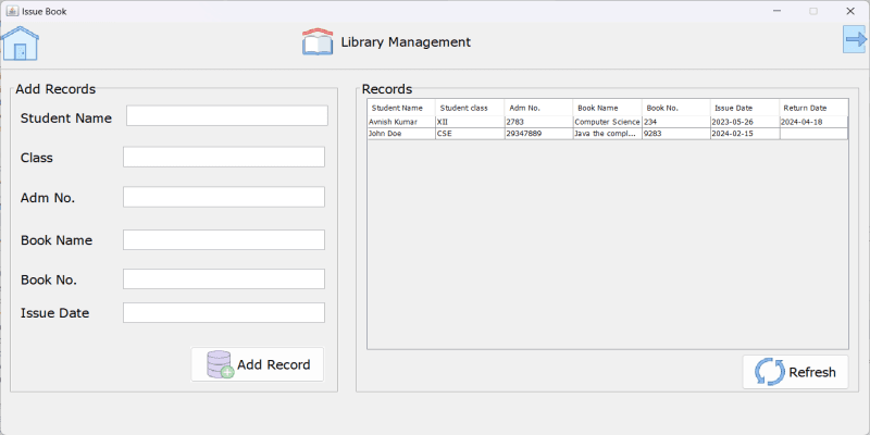 Library Management System by Avnish Kumar